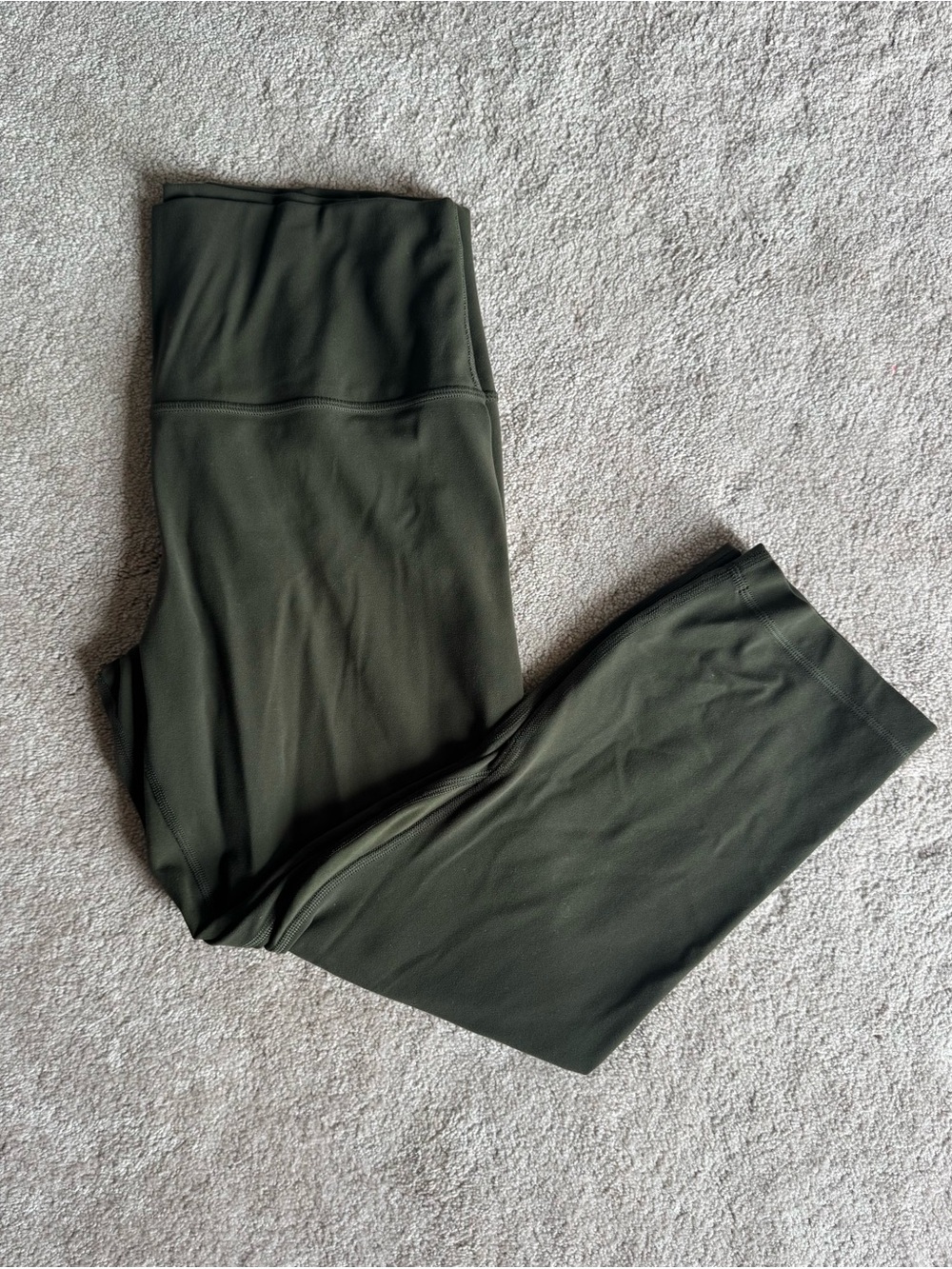 lululemon Align Crop 21” Dark Olive